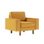 1-Seat Sofa Sparrow 1 - Mustard, Walnut Mustard
Walnut