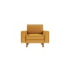 1-Seat Sofa Sparrow 1 - Mustard, Walnut Mustard
Walnut