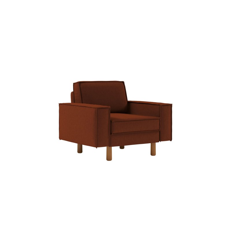 1-Seat Sofa Sparrow 1 - Tile Red, Walnut Tile Red
Walnut
