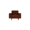 1-Seat Sofa Sparrow 1 - Tile Red, Walnut Tile Red
Walnut