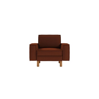 1-Seat Sofa Sparrow 1 - Tile Red, Walnut Tile Red
Walnut