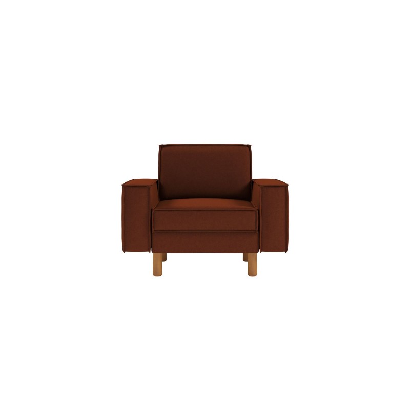 1-Seat Sofa Sparrow 1 - Tile Red, Walnut Tile Red
Walnut