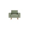 1-Seat Sofa Sparrow 1 - Sea Green, Walnut Sea Green
Walnut