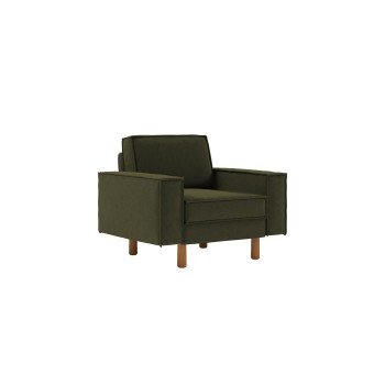 1-Seat Sofa Sparrow 1 - Oil Green, Walnut Oil Green
Walnut