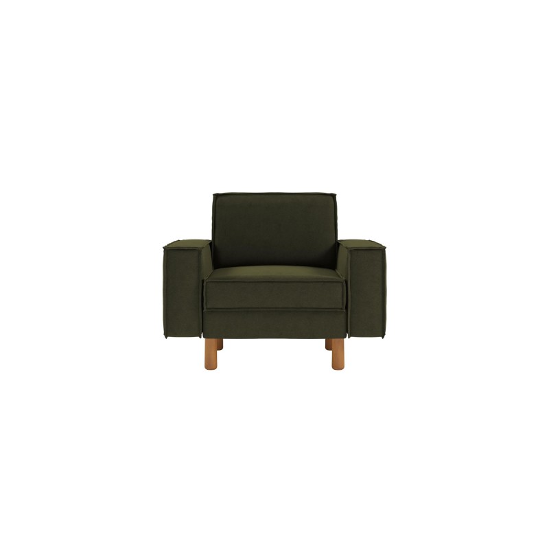 1-Seat Sofa Sparrow 1 - Oil Green, Walnut Oil Green
Walnut