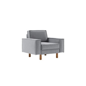 1-Seat Sofa Sparrow 1 - Fog Grey, Walnut Fog Grey
Walnut