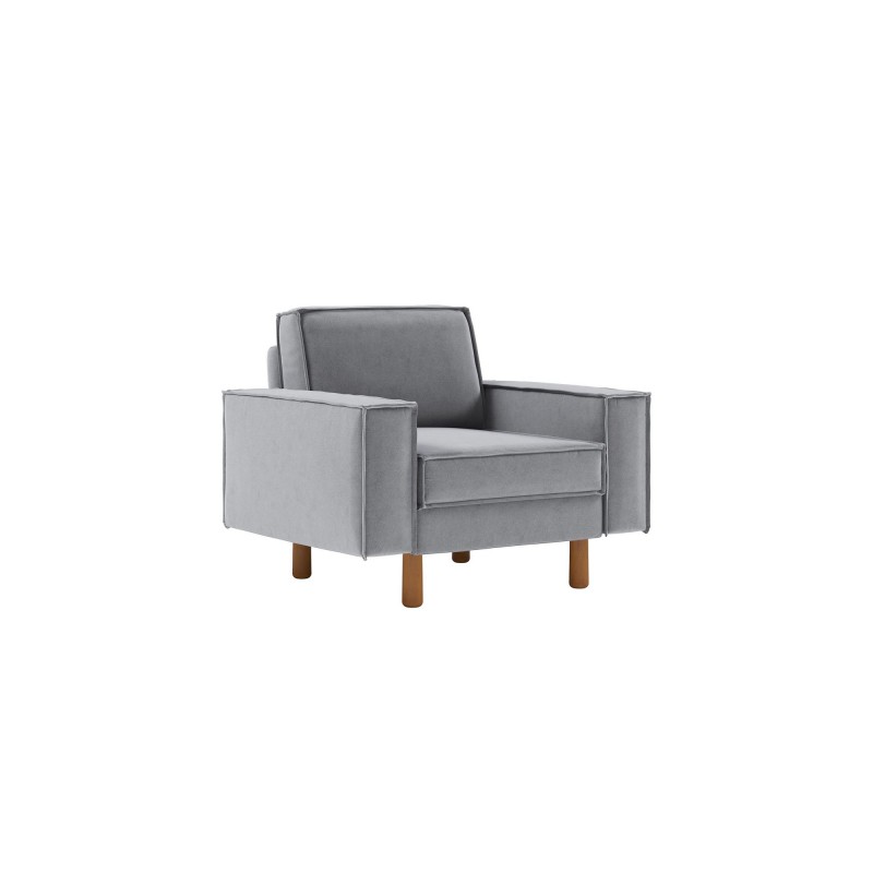 1-Seat Sofa Sparrow 1 - Fog Grey, Walnut Fog Grey
Walnut