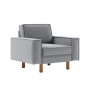 1-Seat Sofa Sparrow 1 - Fog Grey, Walnut Fog Grey
Walnut