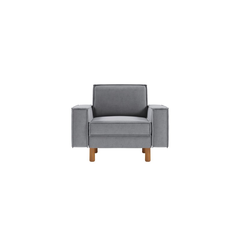 1-Seat Sofa Sparrow 1 - Fog Grey, Walnut Fog Grey
Walnut