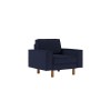 1-Seat Sofa Sparrow 1 - Night Blue, Walnut Night Blue
Walnut