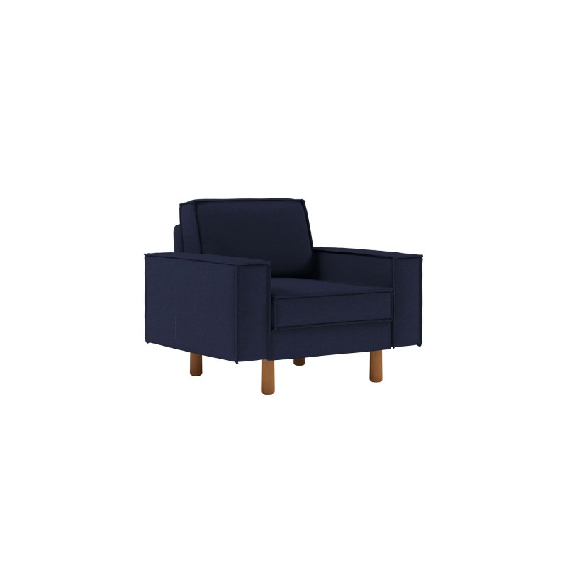 1-Seat Sofa Sparrow 1 - Night Blue, Walnut Night Blue
Walnut