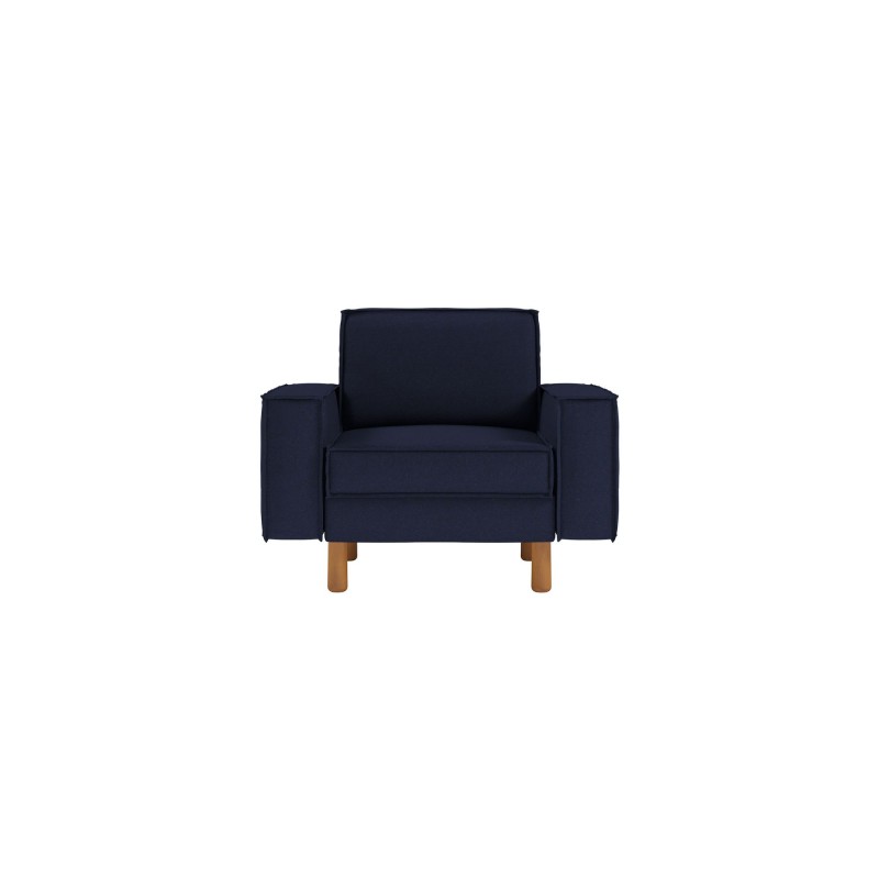 1-Seat Sofa Sparrow 1 - Night Blue, Walnut Night Blue
Walnut