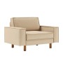 1-Seat Sofa Sparrow Loveseat - Sand, Walnut Sand
Walnut