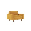 1-Seat Sofa Sparrow Loveseat - Mustard, Walnut Mustard
Walnut