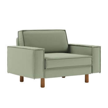 1-Seat Sofa Sparrow Loveseat - Sea Green, Walnut Sea Green
Walnut