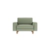1-Seat Sofa Sparrow Loveseat - Sea Green, Walnut Sea Green
Walnut