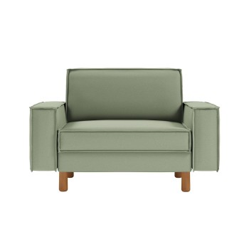 1-Seat Sofa Sparrow Loveseat - Sea Green, Walnut Sea Green
Walnut