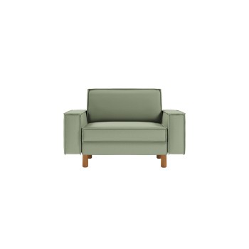 1-Seat Sofa Sparrow Loveseat - Sea Green, Walnut Sea Green
Walnut