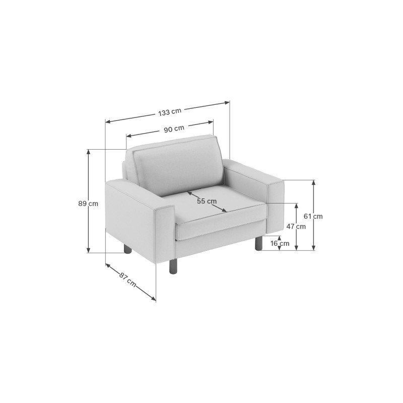1-Seat Sofa Sparrow Loveseat - Sea Green, Walnut Sea Green
Walnut