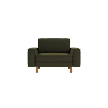 1-Seat Sofa Sparrow Loveseat - Oil Green, Walnut Oil Green
Walnut