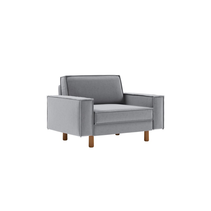 1-Seat Sofa Sparrow Loveseat - Fog Grey, Walnut Fog Grey
Walnut