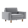 1-Seat Sofa Sparrow Loveseat - Fog Grey, Walnut Fog Grey
Walnut