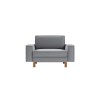 1-Seat Sofa Sparrow Loveseat - Fog Grey, Walnut Fog Grey
Walnut