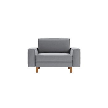 1-Seat Sofa Sparrow Loveseat - Fog Grey, Walnut Fog Grey
Walnut