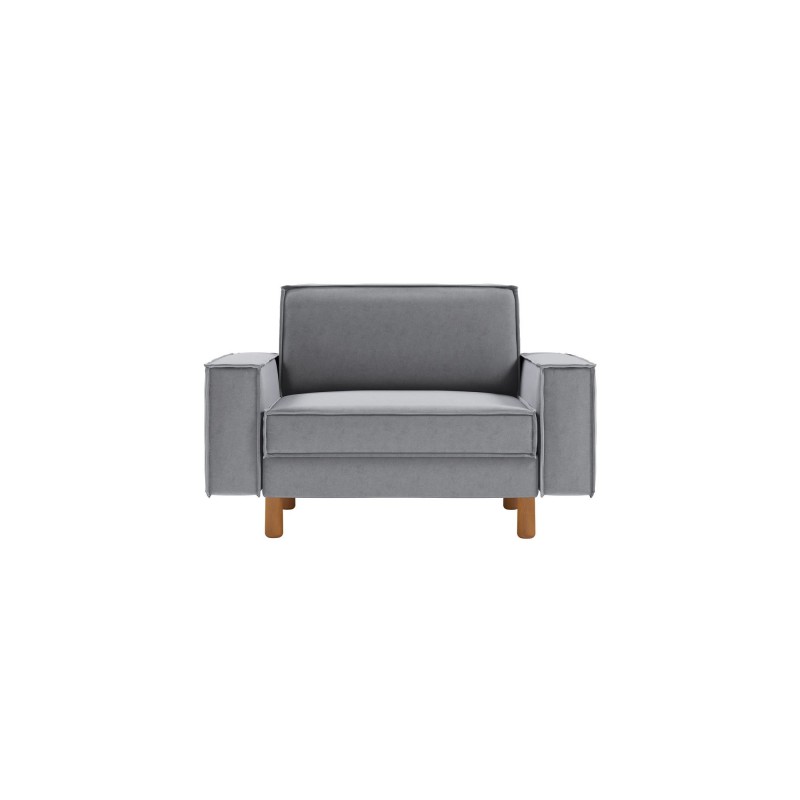 1-Seat Sofa Sparrow Loveseat - Fog Grey, Walnut Fog Grey
Walnut