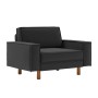 1-Seat Sofa Sparrow Loveseat - Night Grey, Walnut Night Grey
Walnut