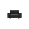 1-Seat Sofa Sparrow Loveseat - Night Grey, Walnut Night Grey
Walnut