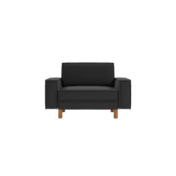 1-Seat Sofa Sparrow Loveseat - Night Grey, Walnut Night Grey
Walnut