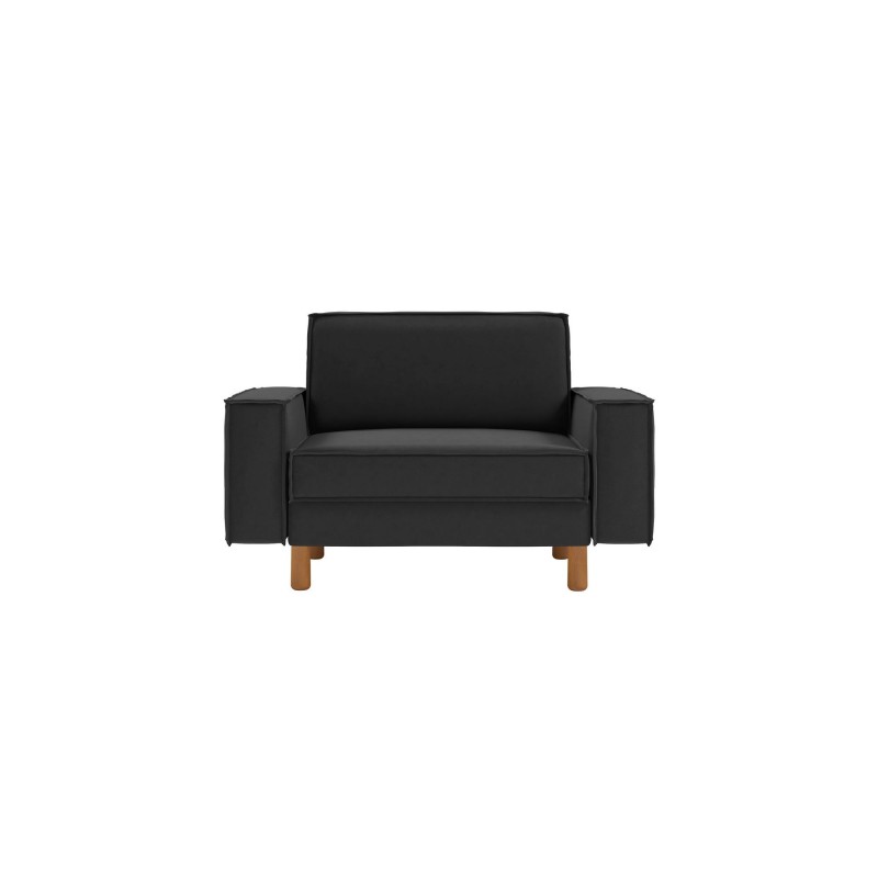 1-Seat Sofa Sparrow Loveseat - Night Grey, Walnut Night Grey
Walnut