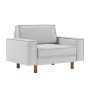 1-Seat Sofa Sparrow Loveseat - Pebble, Walnut Pebble
Walnut