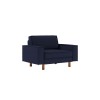 1-Seat Sofa Sparrow Loveseat - Night Blue, Walnut Night Blue
Walnut