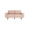 2-Seat Sofa Sparrow 2 - Salmon, Walnut Salmon
Walnut