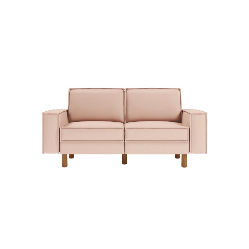 2-Seat Sofa Sparrow 2 - Salmon, Walnut Salmon
Walnut