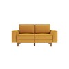 2-Seat Sofa Sparrow 2 - Mustard, Walnut Mustard
Walnut