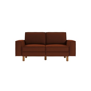 2-Seat Sofa Sparrow 2 - Tile Red, Walnut Tile Red
Walnut