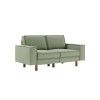 2-Seat Sofa Sparrow 2 - Sea Green, Walnut Sea Green
Walnut