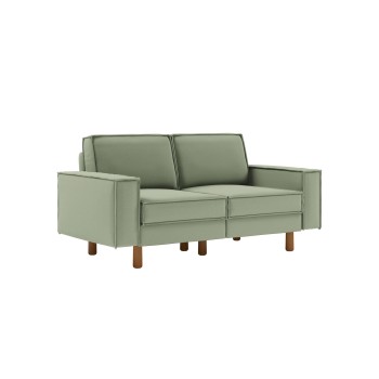 2-Seat Sofa Sparrow 2 - Sea Green, Walnut Sea Green
Walnut
