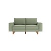 2-Seat Sofa Sparrow 2 - Sea Green, Walnut Sea Green
Walnut