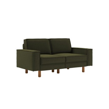 2-Seat Sofa Sparrow 2 - Oil Green, Walnut Oil Green
Walnut