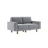 2-Seat Sofa Sparrow 2 - Fog Grey, Walnut Fog Grey
Walnut