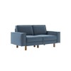 2-Seat Sofa Sparrow 2 - Ocean Blue, Walnut Ocean Blue
Walnut