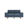 2-Seat Sofa Sparrow 2 - Ocean Blue, Walnut Ocean Blue
Walnut