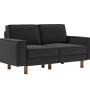 2-Seat Sofa Sparrow 2 - Night Grey, Walnut Night Grey
Walnut