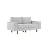 2-Seat Sofa Sparrow 2 - Pebble, Walnut Pebble
Walnut