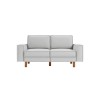 2-Seat Sofa Sparrow 2 - Pebble, Walnut Pebble
Walnut