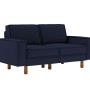 2-Seat Sofa Sparrow 2 - Night Blue, Walnut Night Blue
Walnut